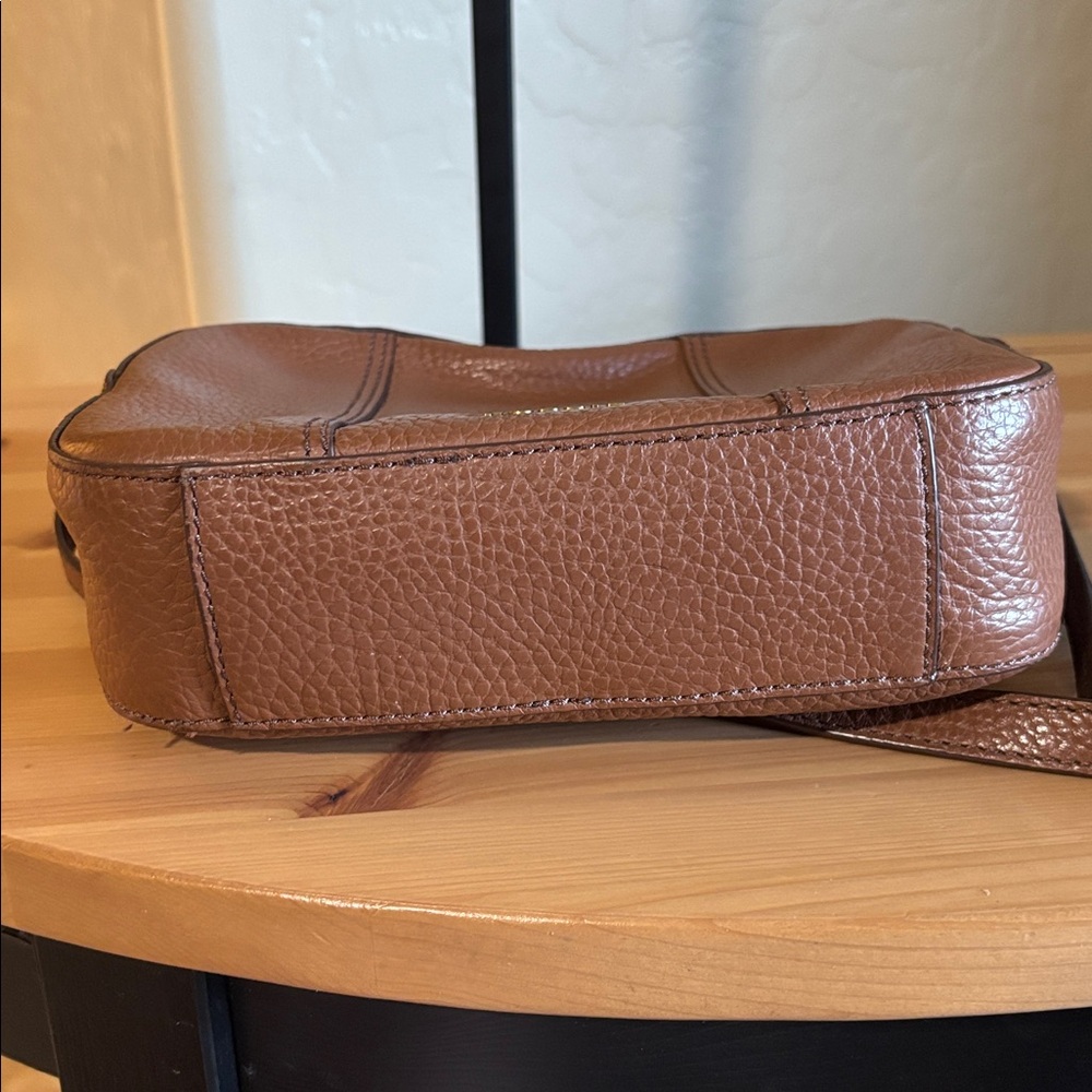 Fossil Brown Leather Crossbody Bag - Picture 9 of 9